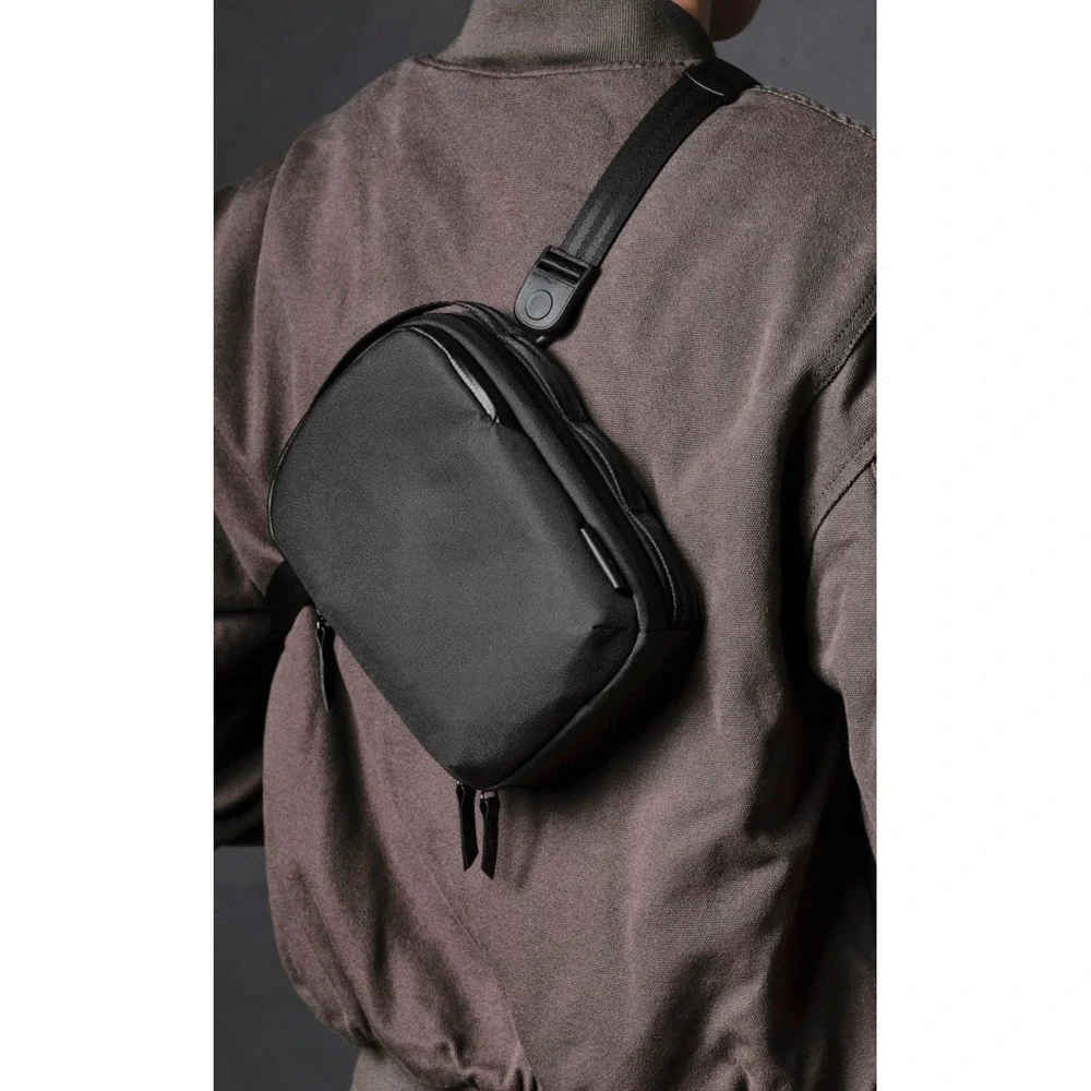 ALPAKA Metro Sling V2 Black Axoflux 300D Crossbody Bag Urban Techwear Travel